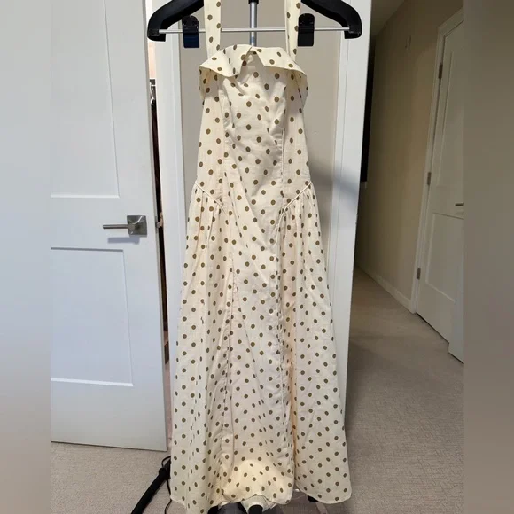 New With Tags NWT ASTR The Label Marianna Halter Midi Dress XS Elegant - Picture 5 of 7